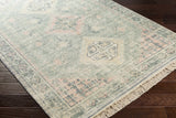 Foraker Sage Green Cotton Rug - Ornate Home