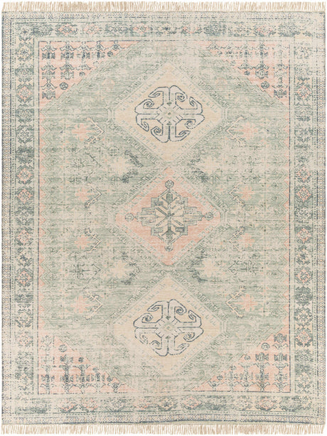 Foraker Sage Green Cotton Rug - Ornate Home