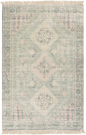 Foraker Sage Green Cotton Rug - Ornate Home