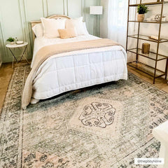 Foraker Sage Green Cotton Rug - Ornate Home