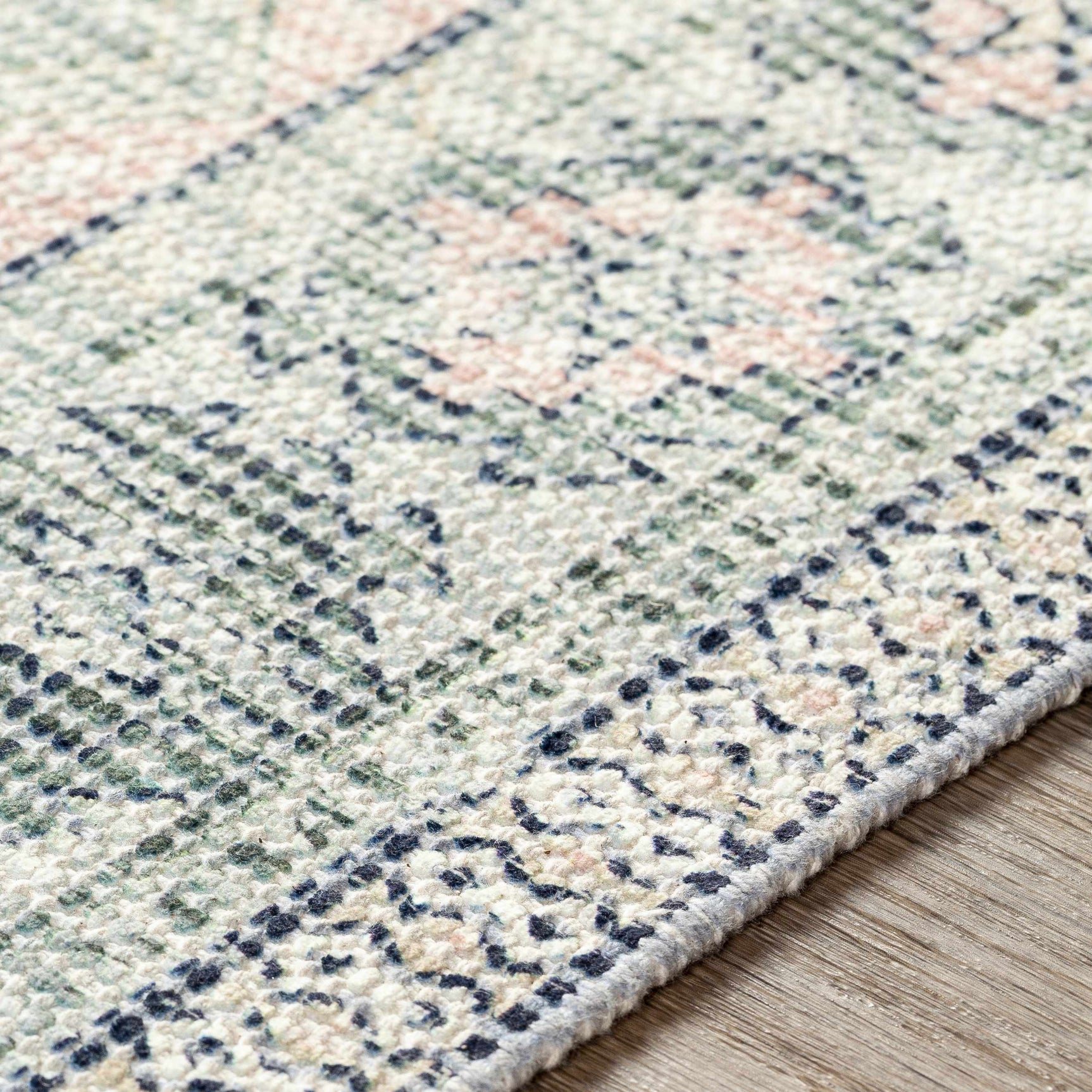 Foraker Sage Green Cotton Rug - Ornate Home