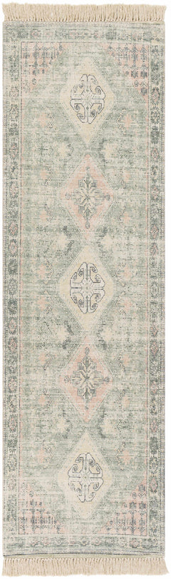 Foraker Sage Green Cotton Rug - Ornate Home