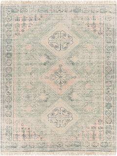 Foraker Sage Green Cotton Rug - Ornate Home