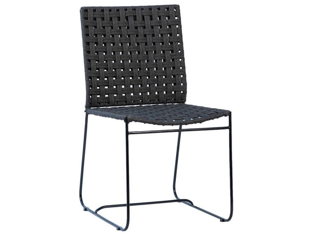 Forbes Black Outdoor Dining Chair - Ornate Home