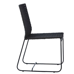 Forbes Black Outdoor Dining Chair - Ornate Home