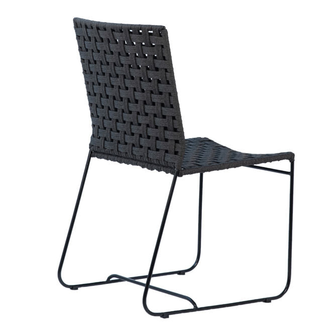 Forbes Black Outdoor Dining Chair - Ornate Home
