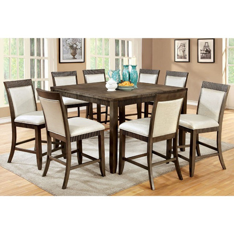 Forbes Gray Counter Height Table - Ornate Home