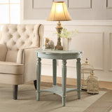 Fordon French Antique Gray Green End Table - Ornate Home