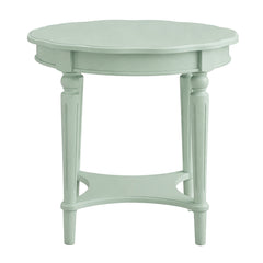 Fordon French Antique Gray Green End Table - Ornate Home