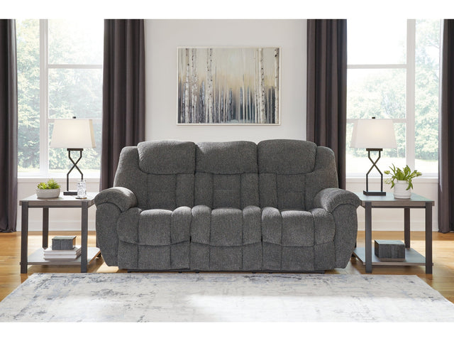 Foreside Charcoal Reclining Sofa (Online Special Price) - Ornate Home