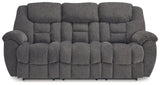 Foreside Charcoal Reclining Sofa (Online Special Price) - Ornate Home