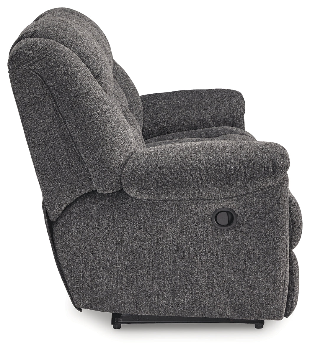 Foreside Charcoal Reclining Sofa (Online Special Price) - Ornate Home