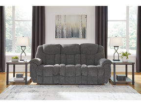 Foreside Charcoal Reclining Sofa - Ornate Home