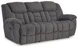 Foreside Charcoal Reclining Sofa - Ornate Home