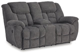 Foreside Charcoal Reclining Sofa and Loveseat (Online Special Price) - Ornate Home