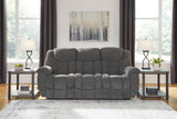 Foreside Charcoal Reclining Sofa and Loveseat (Online Special Price) - Ornate Home