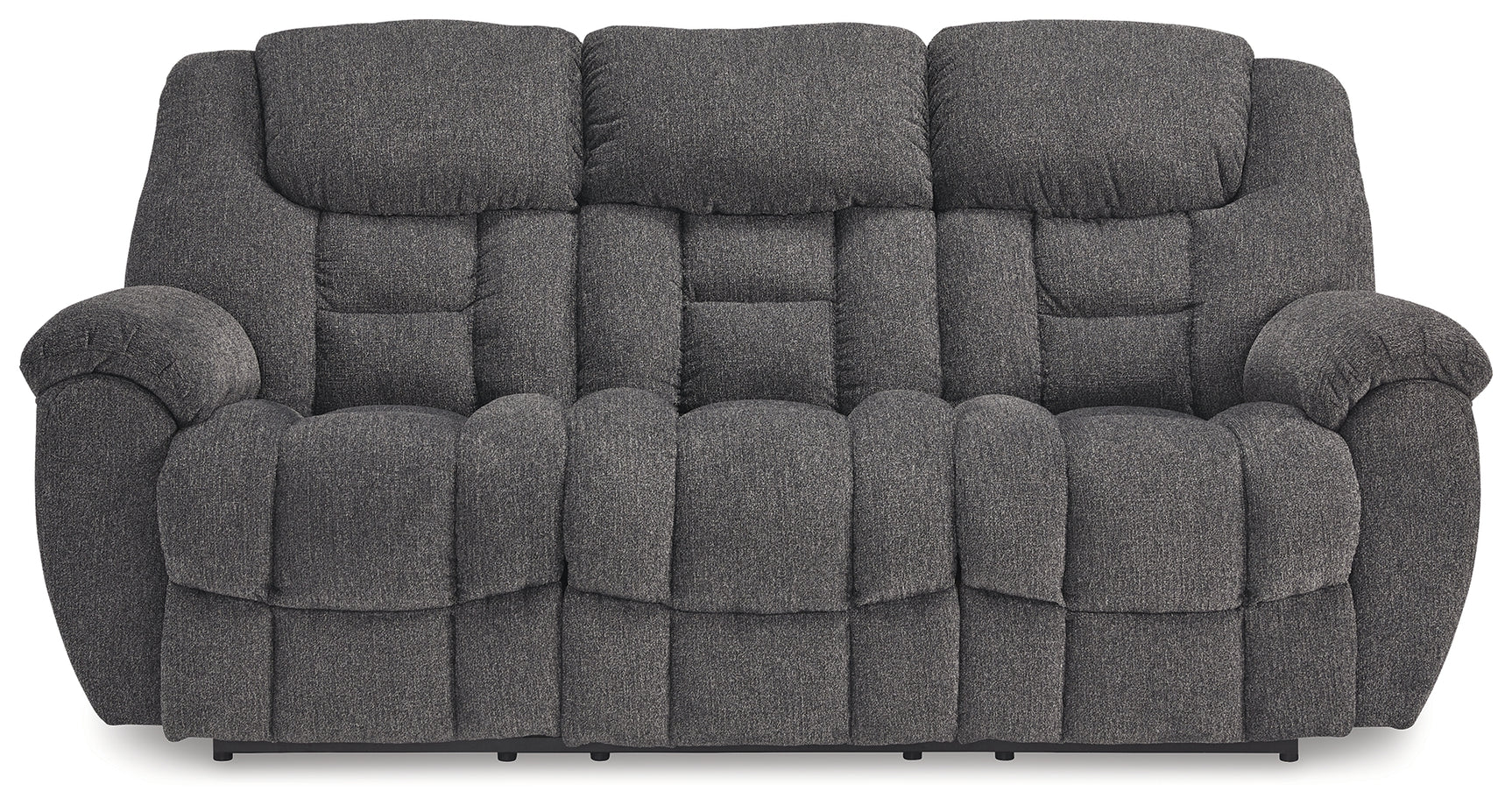 Foreside Charcoal Reclining Sofa and Loveseat - Ornate Home