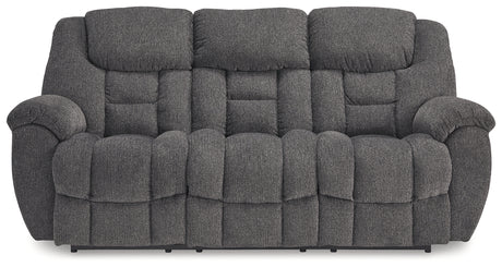 Foreside Charcoal Reclining Sofa and Loveseat - Ornate Home