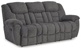 Foreside Charcoal Reclining Sofa and Loveseat - Ornate Home