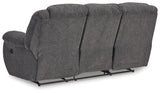 Foreside Charcoal Reclining Sofa and Loveseat - Ornate Home