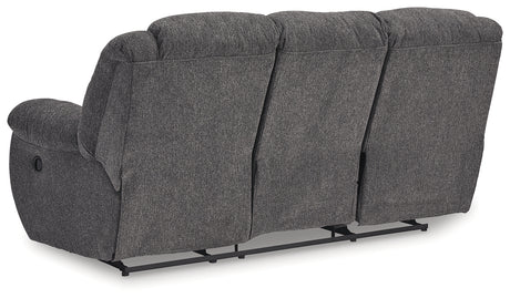 Foreside Charcoal Reclining Sofa and Loveseat - Ornate Home
