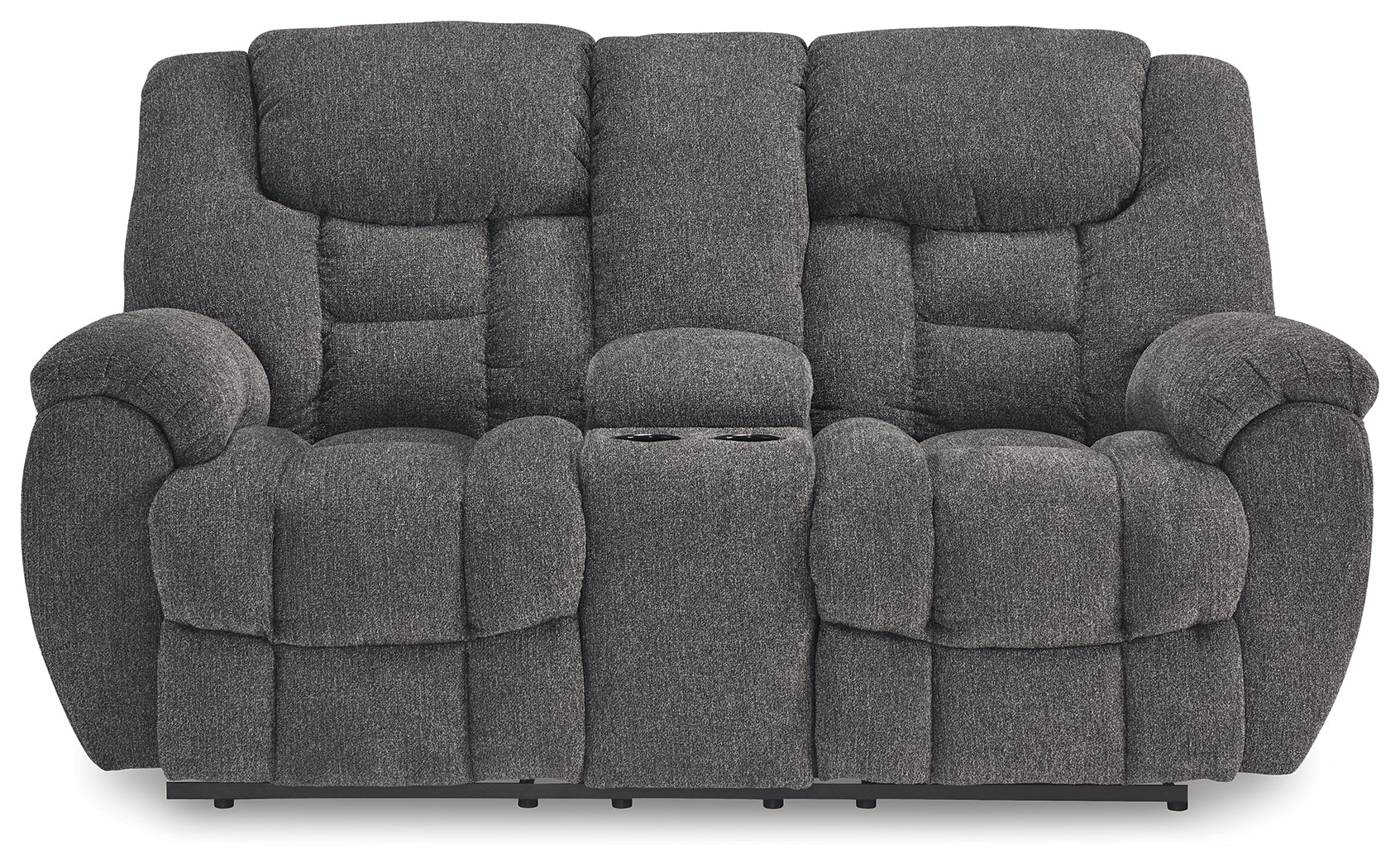 Foreside Charcoal Reclining Sofa and Loveseat - Ornate Home