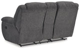 Foreside Charcoal Reclining Sofa and Loveseat - Ornate Home