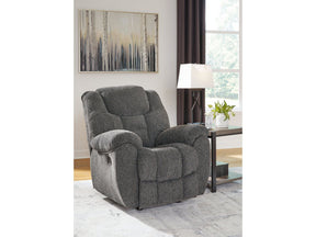 Foreside Charcoal Rocker Recliner (Online Special Price) - Ornate Home