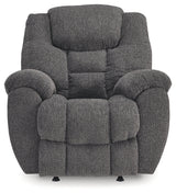 Foreside Charcoal Rocker Recliner (Online Special Price) - Ornate Home