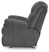 Foreside Charcoal Rocker Recliner (Online Special Price) - Ornate Home