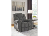 Foreside Charcoal Rocker Recliner - Ornate Home
