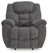 Foreside Charcoal Rocker Recliner - Ornate Home