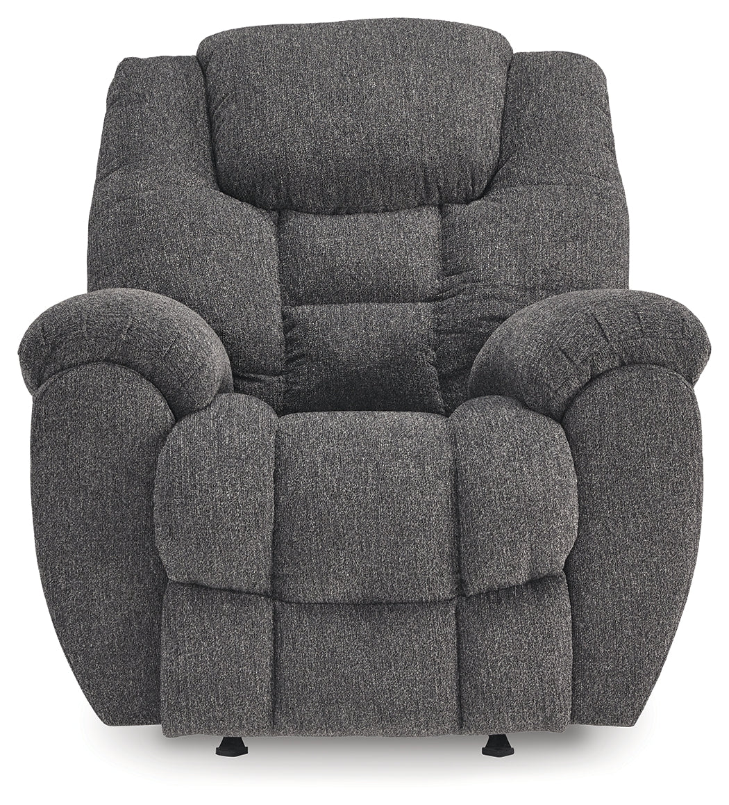 Foreside Charcoal Rocker Recliner - Ornate Home