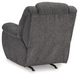 Foreside Charcoal Rocker Recliner - Ornate Home
