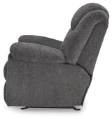 Foreside Charcoal Rocker Recliner - Ornate Home