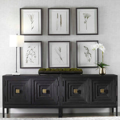 Forest Finds Brown/Green Framed Prints (Set of 6) - Ornate Home