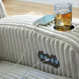 Forest Lake Alloy Power Recliner - Ornate Home