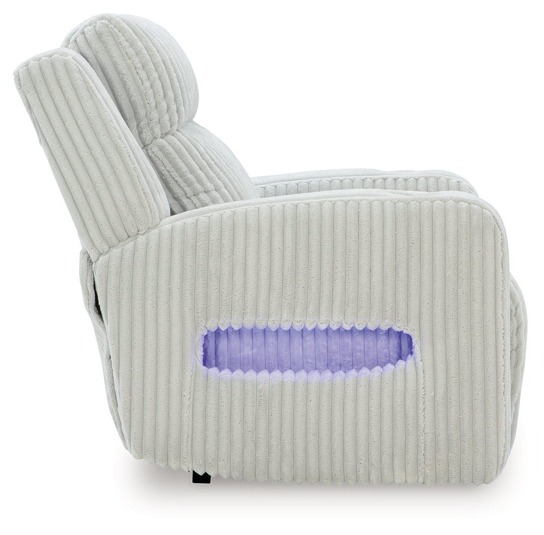 Forest Lake Alloy Power Reclining Loveseat and Power Recliner - Ornate Home