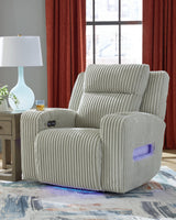 Forest Lake Alloy Power Reclining Loveseat and Power Recliner - Ornate Home