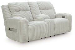 Forest Lake Alloy Power Reclining Loveseat w/Console - Ornate Home