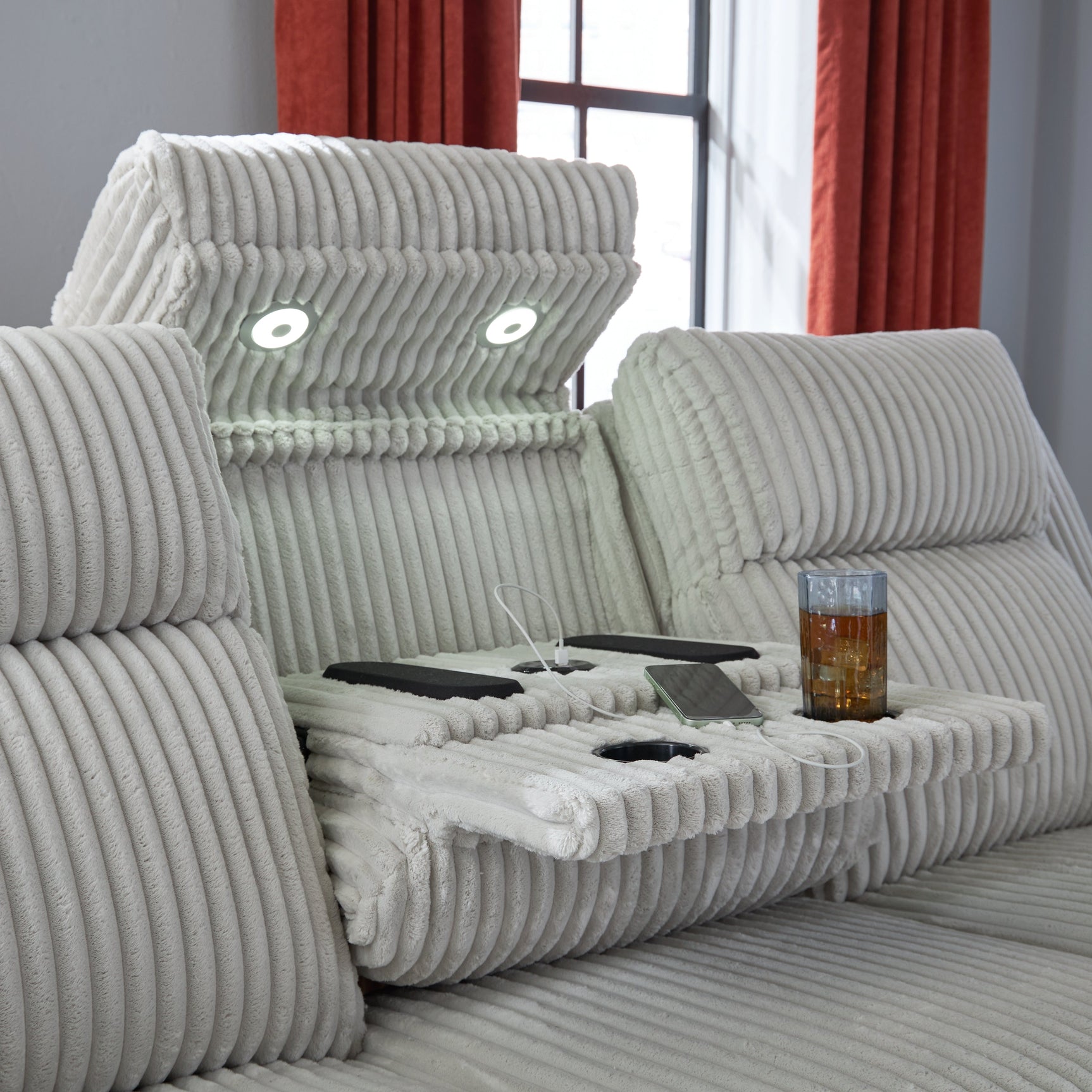 Forest Lake Alloy Power Reclining Sofa (Online Special Price) - Ornate Home