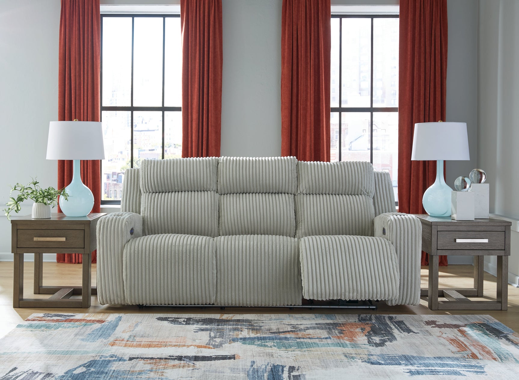 Forest Lake Alloy Power Reclining Sofa and Loveseat (Online Special Price) - Ornate Home