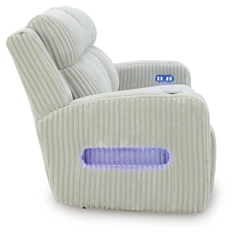 Forest Lake Alloy Power Reclining Sofa and Loveseat - Ornate Home