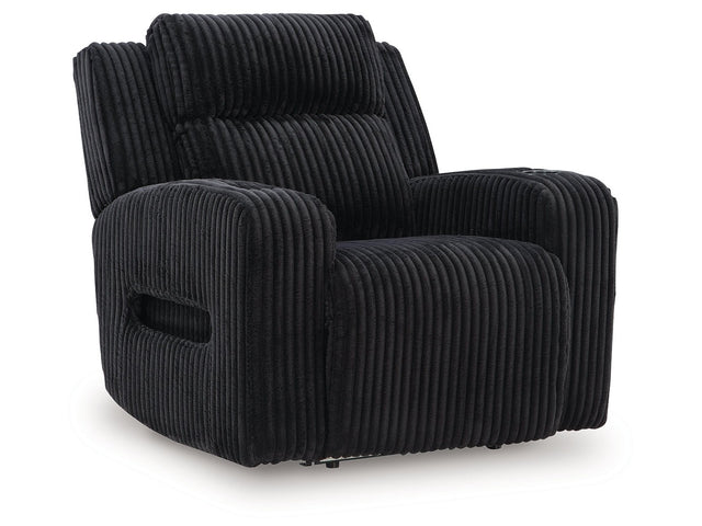 Forest Lake Black Power Recliner - Ornate Home