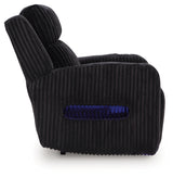Forest Lake Black Power Recliner - Ornate Home