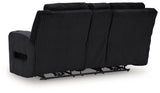 Forest Lake Black Power Reclining Loveseat w/Console (Online Special Price) - Ornate Home