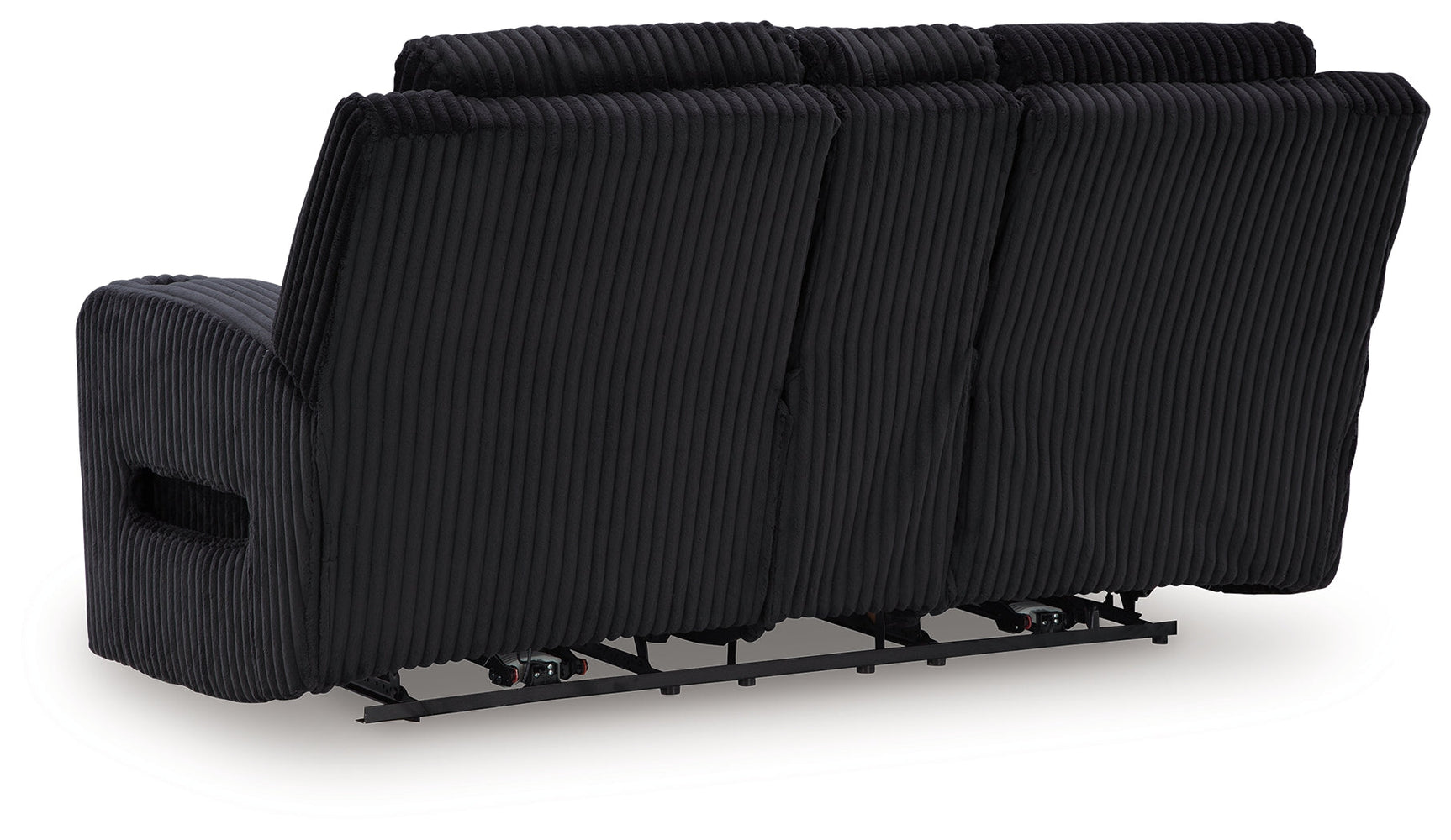 Forest Lake Black Power Reclining Loveseat w/Console (Online Special Price) - Ornate Home