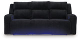 Forest Lake Black Power Reclining Sofa, Loveseat and Recliner (Online Special Price) - Ornate Home