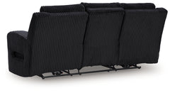 Forest Lake Black Power Reclining Sofa - Ornate Home