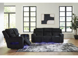 Forest Lake Black Power Reclining Sofa and Loveseat (Online Special Price) - Ornate Home